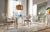 Add shine to your table or bookcase with this white glazed euroceramic vase with metallic gold leaf. This exquisite...