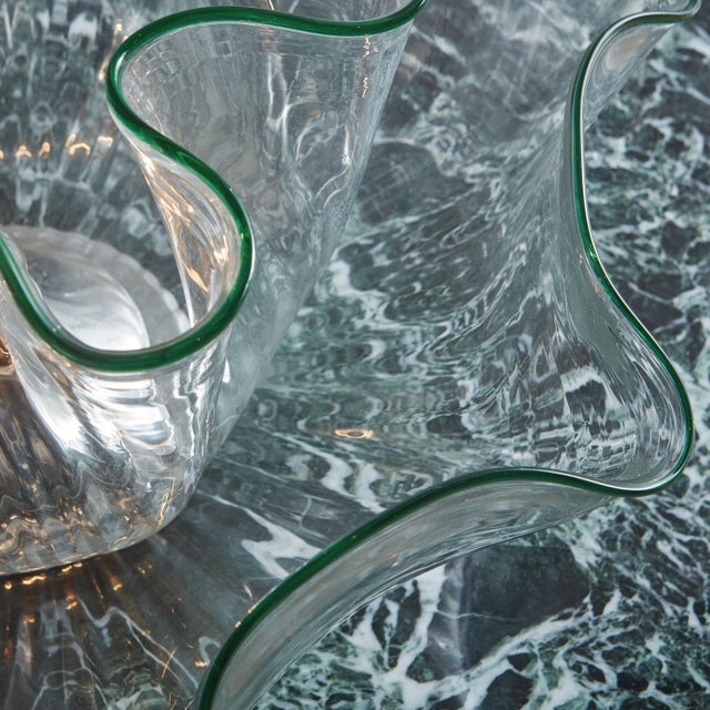 Green 1968 Medium Murano Glass Galea Lamps by Adalberto Dal Lago for Vistosi For Sale - Image 8 of 12