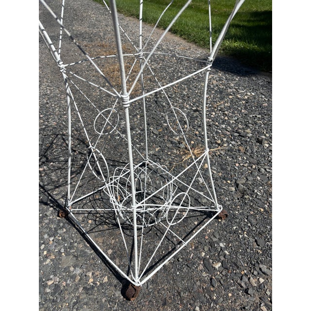 Metal Victorian Wire Planter, Circa 1860-80. For Sale - Image 7 of 11