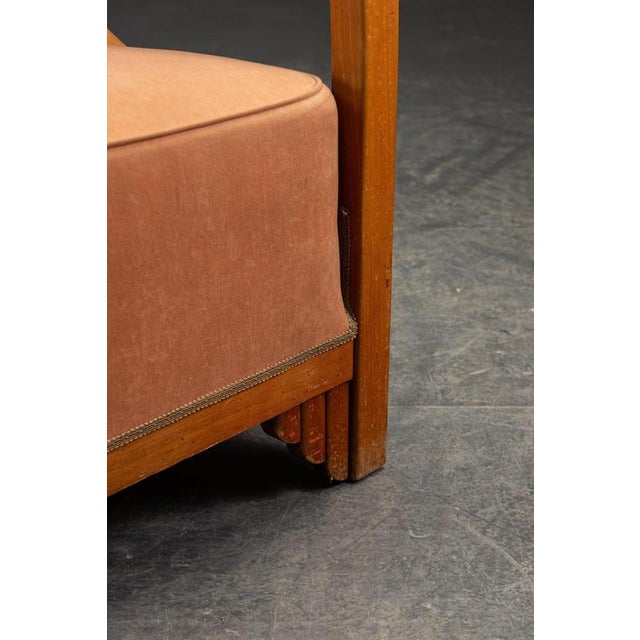 Tan Art Deco Armchairs, 1940s, Set of 2 For Sale - Image 8 of 15