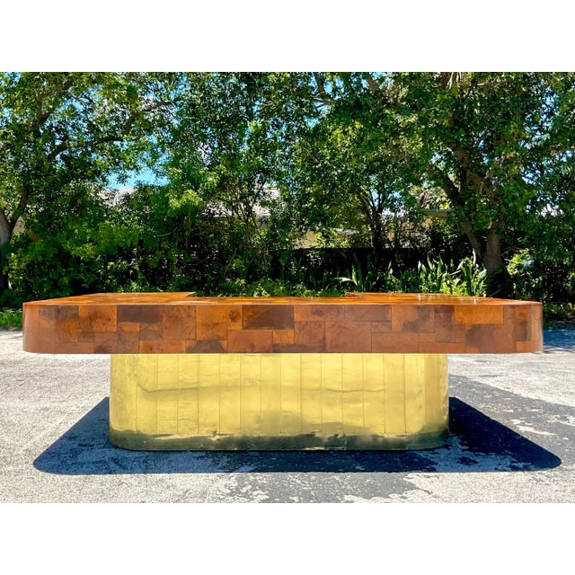 Vintage Boho Paul Evans Cityscape Executive Desk For Sale In West Palm - Image 6 of 12