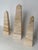 1970s F.lli Fratelli Mannelli Italian Rapolano Travertine Obelisks - A Set of 3 For Sale - Image 9 of 12