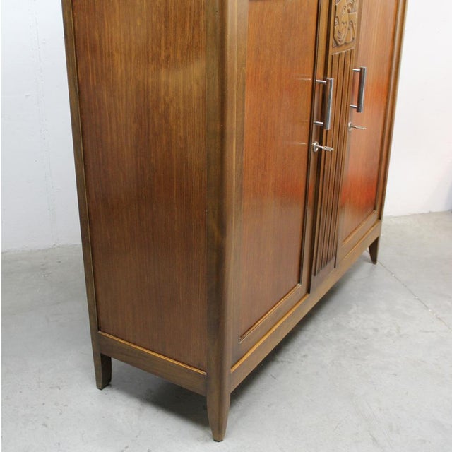 1920s Art Deco French Cabinet, 1920s For Sale - Image 5 of 9