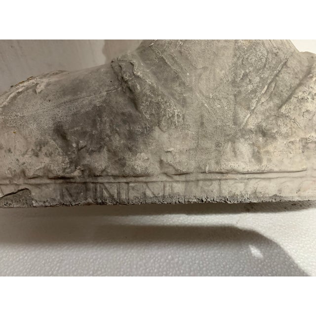 20th Century Sculpted Plaster Cast of a Bust of a Young Man, 1920s For Sale - Image 6 of 11