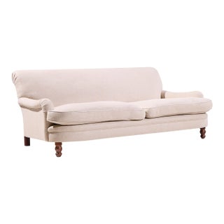 George Smith Scroll Arm Sofa For Sale