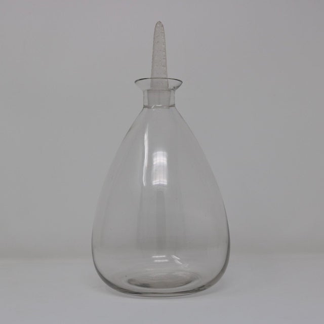 Art Deco Rene Lalique Clear Glass 'Dornach' Decanter For Sale - Image 3 of 9