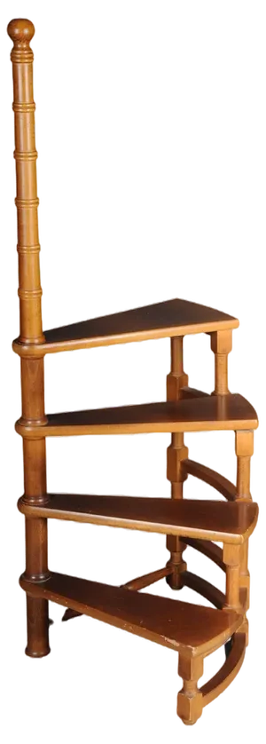 20th Century Victorian English Leather Library Step or Stairs