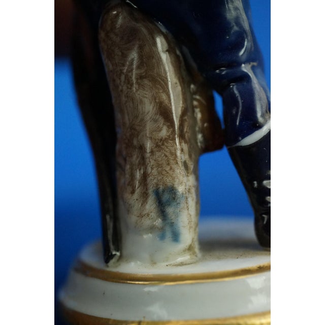 Miniature Hussar Soldier Sculpture in Porcelain from Real Casa Ferdinandea - Ginori,19th Century, Italy, 19th Century For Sale - Image 17 of 18