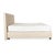 Stockholm Bed in Cream Faux Leather from Boxspringliebe For Sale - Image 14 of 17