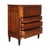 Wood American Empire Cherry & Tiger Maple Gentlemen’s Chest C1840 For Sale - Image 7 of 12