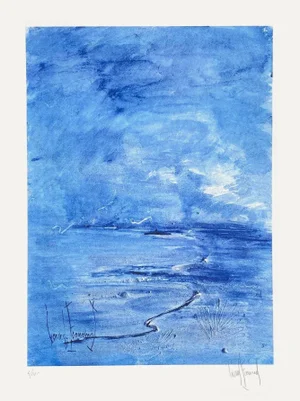 1990 Gérard Economos Seashore Screen Print