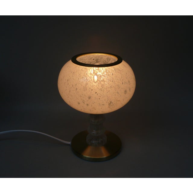 Vintage Table Lamps with Glass Lampshades from Doria Leuchten, 1960s, Set of 2 For Sale - Image 10 of 18