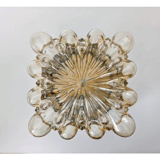 Mid-Century Bubble Glass Wall Lamp attributed to Helena Tynell, Limburg, Germany, 1970s For Sale - Image 8 of 18