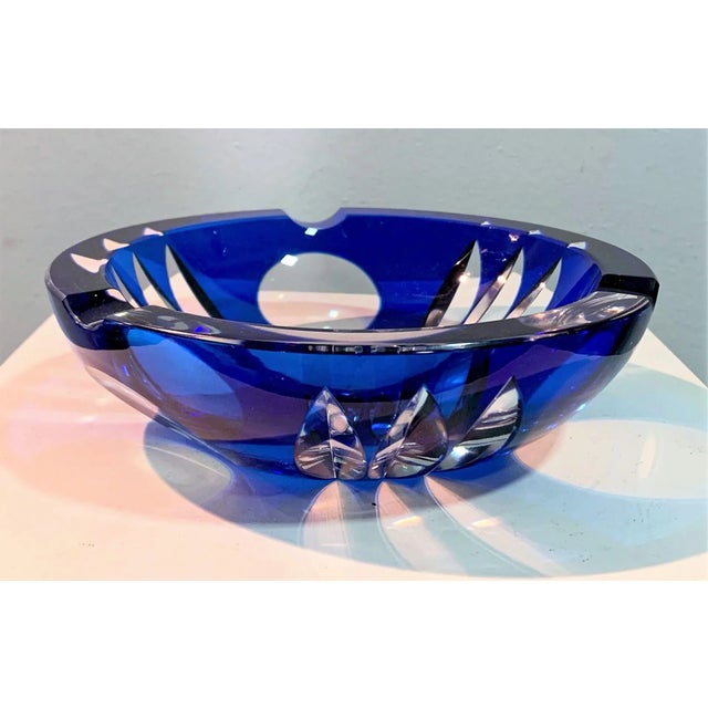 Glass Ashtray from Val Saint Lambert, 1970s For Sale - Image 7 of 7