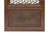 Vintage Dark Brown Geometric Lattice Rectangular Wood Panel For Sale - Image 9 of 9