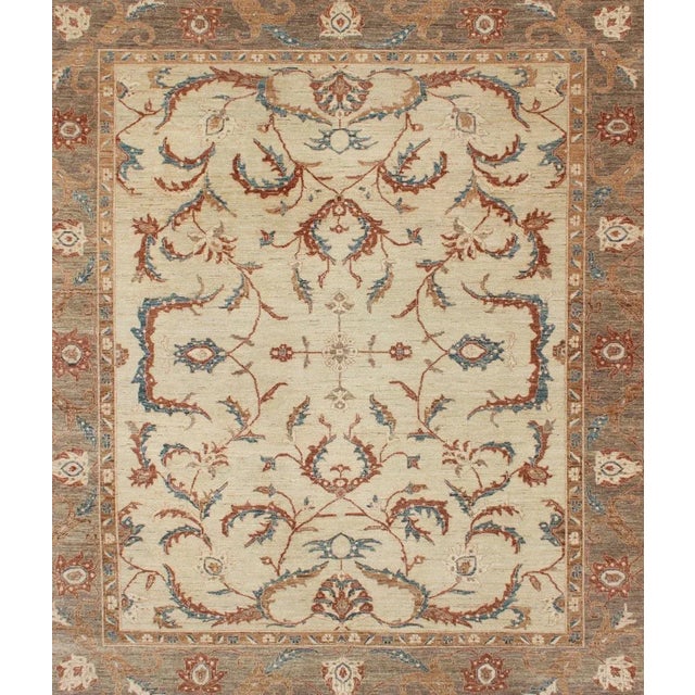 Afghanistan Rug by Keivan Woven Arts in Muted Earthy Tones For Sale - Image 4 of 11