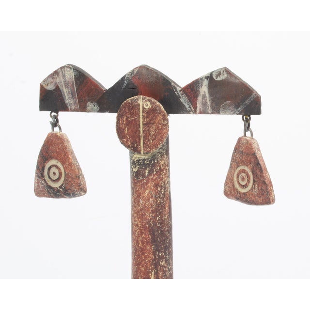 Late 20th Century “Princess and Earrings” Studio Pottery Sculpture by John Maltby For Sale - Image 5 of 9