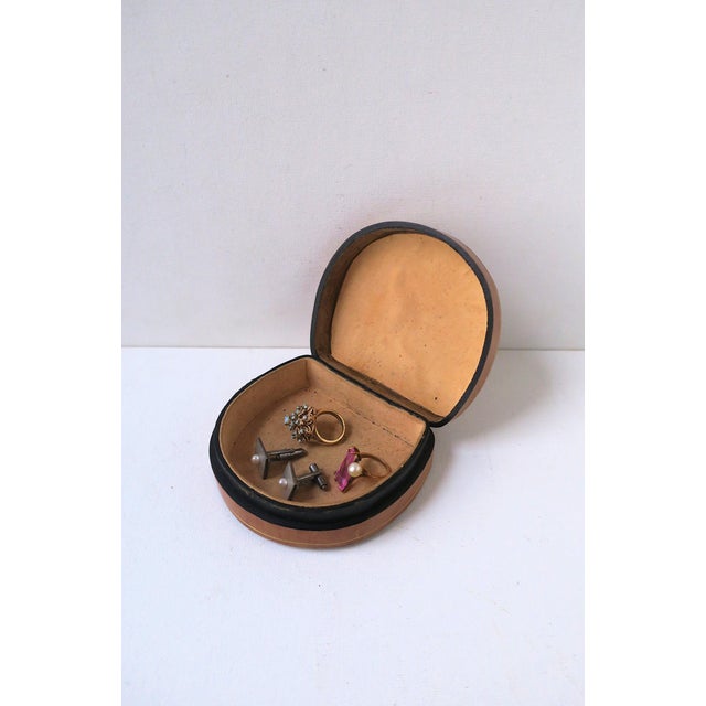 Animal Skin Italian Leather Jewelry Box For Sale - Image 7 of 16