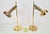 Vintage Brass Trumpet Table Lamps by Solken Leuchten, 1970s, Set of 2 For Sale - Image 4 of 13