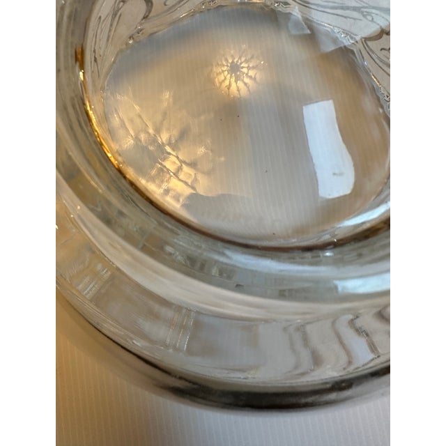 Tiffany & Co. Mid Century Modern Clear Art Glass Crystal Bowl With Dolphins 8"x 5" For Sale In New York - Image 6 of 15