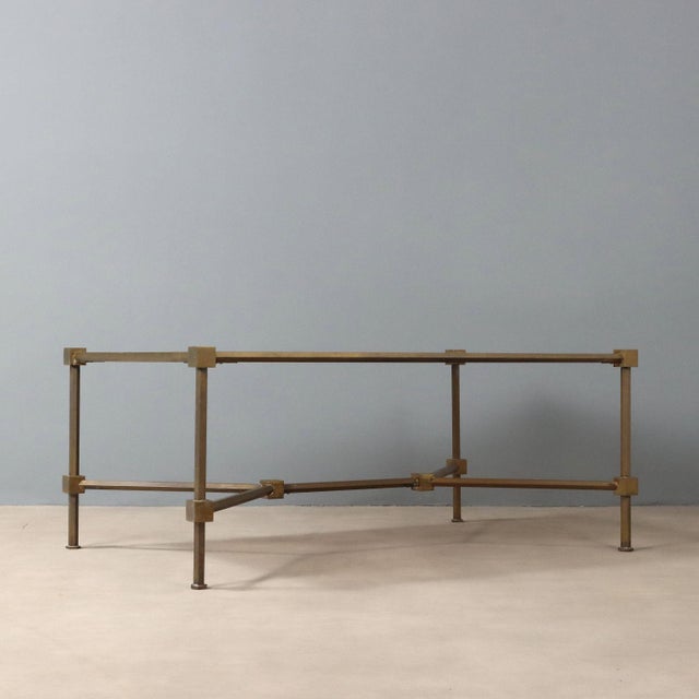 Coffee Table in Brass For Sale - Image 6 of 7