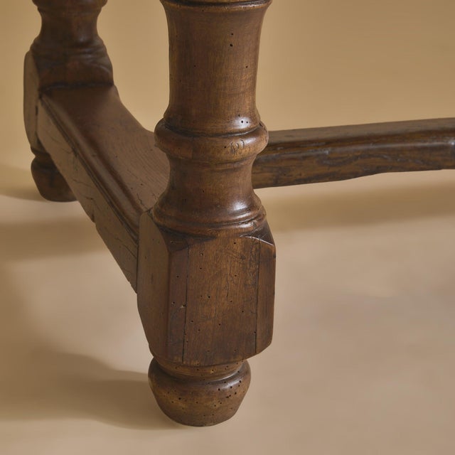 19th Century French Walnut Dining Table For Sale - Image 10 of 13