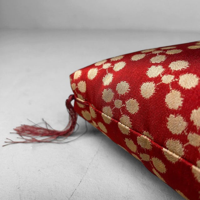 Japanese Zabuton Floor Cushions, 1980s, Set of 5 For Sale - Image 18 of 18