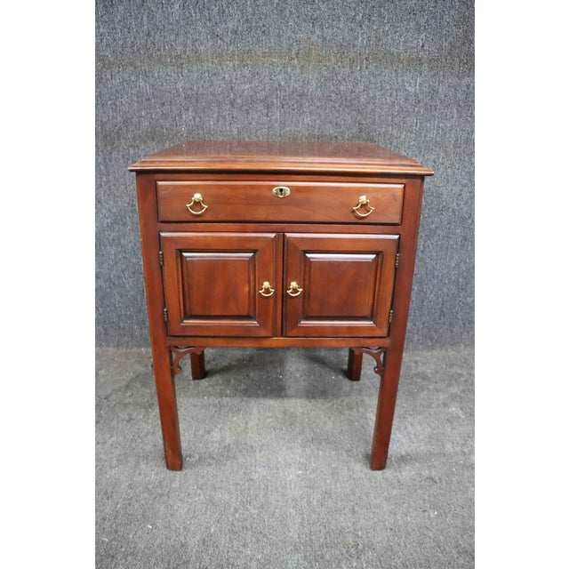 Statton Mahogany Nightstand Chairish