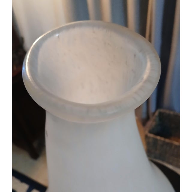 Brutalist F-017 ​1970s "The Ethereal Plinth" | 165 Lb Monumental Satin-Glass Sculpture ​Presented by Methinks Art Studio and Dwelling For Sale - Image 3 of 12