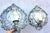 Italian Rococo Revival Zinc Wall Sconces, 1950s, Set of 2 For Sale - Image 9 of 10