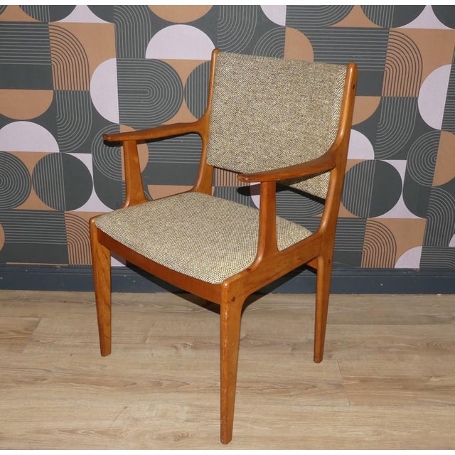 Vintage Teak Dining Chairs from IMHA, 1960s, Set of 6 For Sale - Image 17 of 18