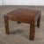 Vintage Modern Square Lane End or Side Table With Carved Leg Design & Chevron Veneer Top For Sale - Image 13 of 13