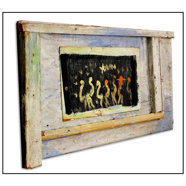 Contemporary Late 20th Century Dancing Under the Stars, Purvis Young For Sale - Image 3 of 7