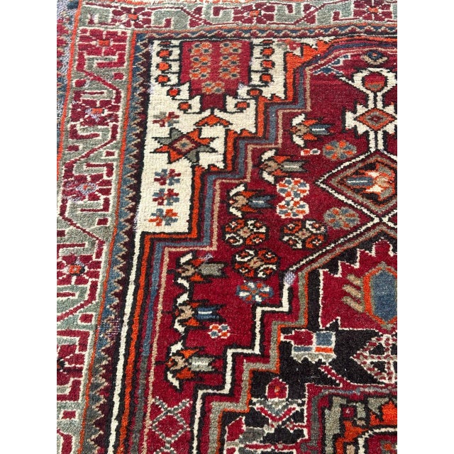 Mid-Century Hamadan Rug, 1950s For Sale - Image 14 of 18