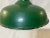Benjamin Large 1940’s Industrial Pendant Light With Green Enamel Shade For Sale - Image 4 of 6