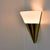 Cone Shaped White Opaque Glass Wall Light attributed to Glashütte Limburg, 1970s For Sale - Image 11 of 14