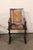 Mid 20th Century Spanish Wood & Hand-Rush Arm Chairs For Sale - Image 4 of 10
