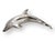 English Silverplate Dolphin Place Card Holders, Set of Six For Sale - Image 4 of 5