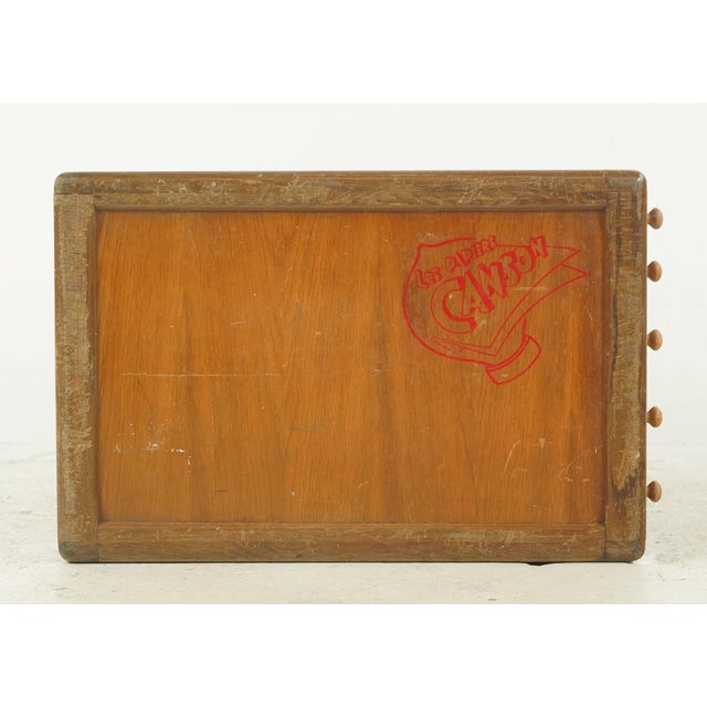 Wood Vintage French Canson Paper Storage Cabinet For Sale - Image 7 of 10