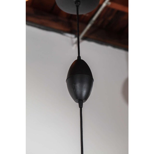 Mid-Century Modern 1950s Mid-Century Painted Pendant by Lightolier For Sale - Image 3 of 10