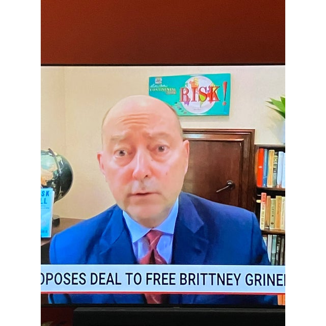 Vintage Risk Board Game Board Wall Decor Man Cave For Sale - Image 4 of 8