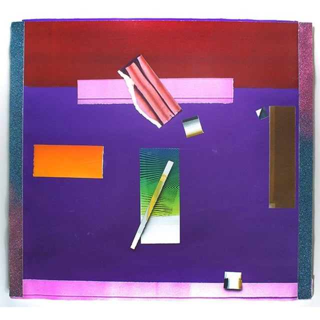 Framed in a shadow box. size includes frame. Paul Sarkisian (1928-) is an American artist who made significant...