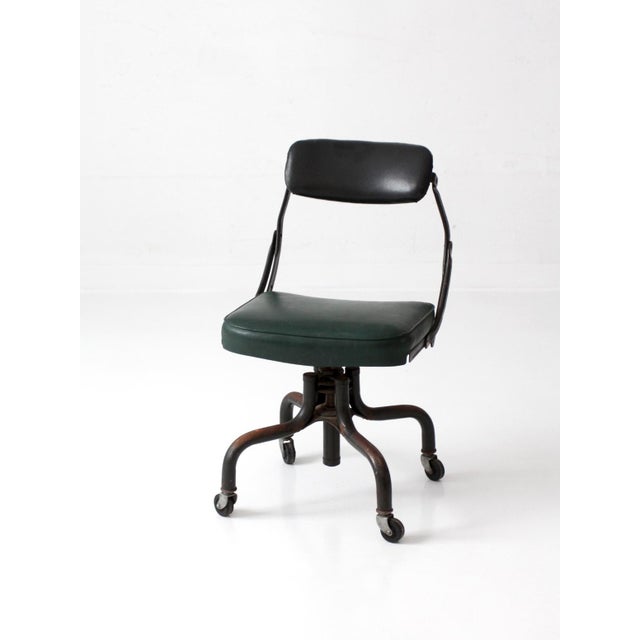 Vintage Industrial DoMore Swivel Office Chair For Sale - Image 13 of 14