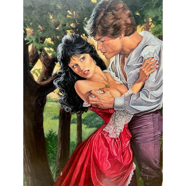 As the writing on the verso suggests, this may have been proposed cover artwork for one of author Danielle Steel's...