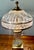 Crystal Hollywood Regency Boudoir Lamp For Sale - Image 10 of 12