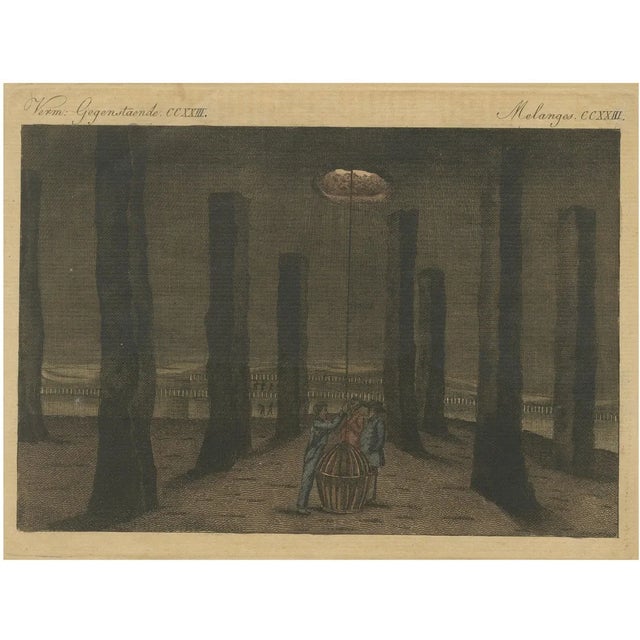 The Salt Mine of Northwich, 1798, Lithograph For Sale