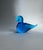Mid-Century Modern F M Konstglas Solid Blue Art Glass Bird, C. 1970 For Sale - Image 3 of 17