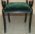 Vintage English Regency Green Velvet Dining Chairs, Set of 6 For Sale - Image 10 of 18