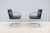 Ludwig Mies Van Der Rohe Brno Tubular Chairs in Blue Leather by Gordon - A Pair For Sale - Image 13 of 18