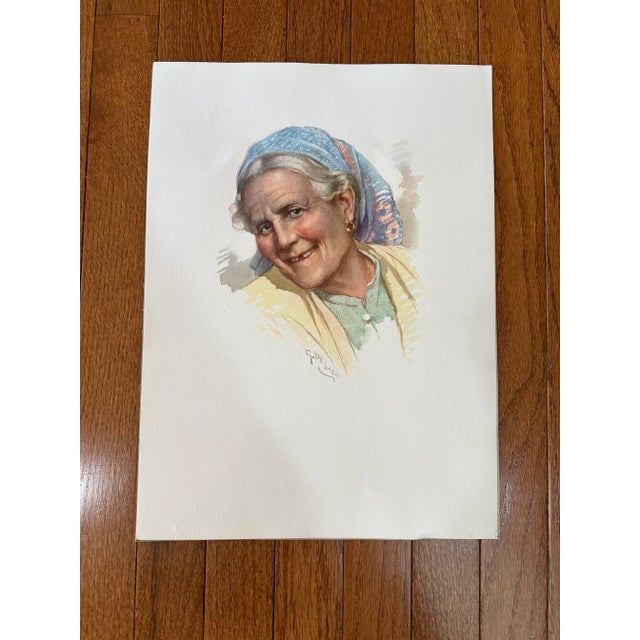 1940s Vibrant Italian Print For Sale - Image 5 of 5